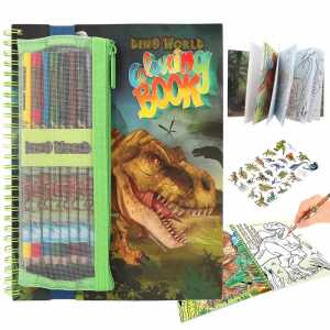 DEPESCHE DINO World Malbuch mit Buntstiften