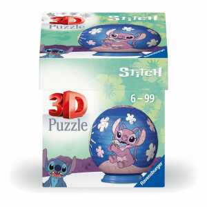 Ravensburger 3D Puzzle Ball Disney Stitch Angel Ø7,5cm 54 Teile