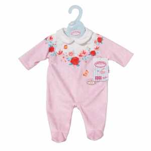 Zapf Creation Puppenkleidung Baby Annabell Strampler rosa Blumen 43cm