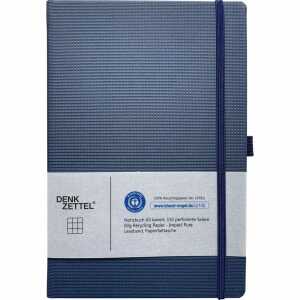 Notizbuch Denkzettel Tenax 192 Seiten blau DIN A5