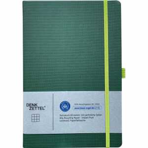 Notizbuch Denkzettel Tenax 192 Seiten dunkelgrün DIN A5