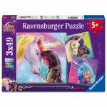 Ravensburger Kinderpuzzle Unicorn Academy 3x 49 Teile