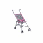 Puppenbuggy Sim mit Sternen zusammenklappbar 42x27x55cm