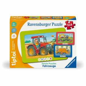 Ravensburger Kinderpuzzle Fahrzeuge 3x 6 Teile