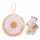 NICI Kuscheltier Einhorn Sweety Rainbow in Donut 10cm