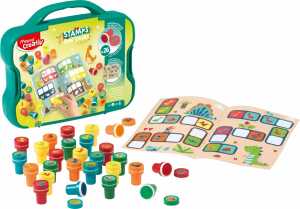 Maped Dino-Stempel 26 Stück im Kunststoffkoffer