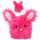 DEPESCHE SNUKIS Flauschiger Hase pink