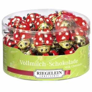 Riegelein Schokoladen Figuren Glückskäfer massiv 281g Dose