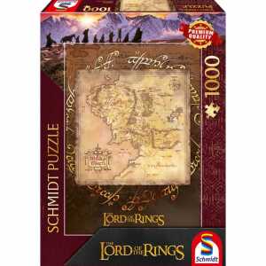 Puzzle The Lord of the Rings Middle Earth 1000 Teile