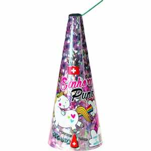 weco Vulkan Kat. F2 Einhorn Pups mit pinken Sternen 50sek