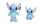 Plüsch Disney Flopsies Stitch 25cm
