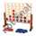 Idena Holzspiel 4 Gewinnt Connect natur/rot/blau 45x56x17cm