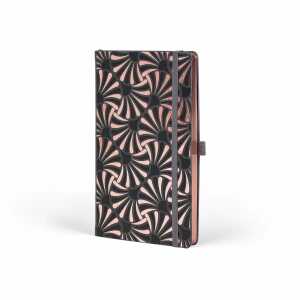 Notizbuch Castelli Rose Sand schwarz/rosé DIN A5