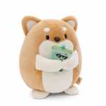 NICI Kuscheltier Hund Hiro mit Bubble Tea 27cm