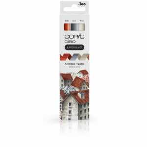 Copic Marker Set Ciao LAYER&MIX Architect Palette 3 Stk Faltschachtel