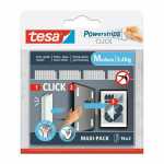 tesa Klettband selbstkleb Powerstrips Click Medium 32...