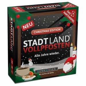 Kartenspiel STADT LAND VOLLPFOSTEN CHRISTMAS EDITION Alle Jahre wieder