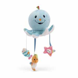 Badekuscheltier Oktopus Octily inkl. 3 Spielfiguren in Geschenkbox