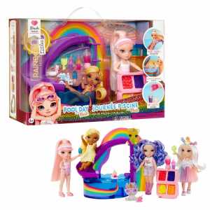 Spielset Rainbow High Littles Pool Day with Blush