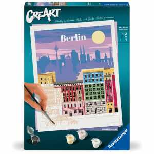 Ravensburger Malen nach Zahlen Set Creart Farbenfrohes Berlin