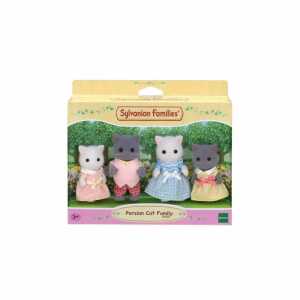 Sylvanian Families Persian Cat Family 7cm 8cm 4 Stück
