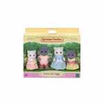 Sylvanian Families Persian Cat Family 7cm 8cm 4 Stück