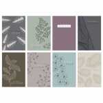 Trauerkarten dunkel 100 Stück 8fach sortiert