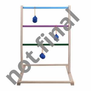 Idena Wurfspiel Leitergolf 4 Teile Color Box