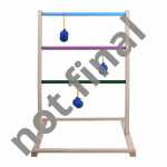 Idena Wurfspiel Leitergolf 4 Teile Color Box