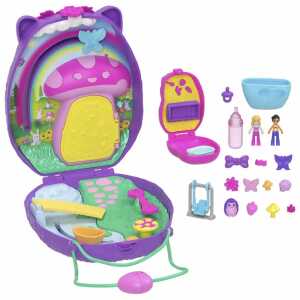 Polly Pocket Schatulle Igel-Mama & Baby