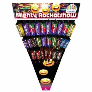 LESLI Raketenset Mighty Rocketshow Kat. F2 27 Stück