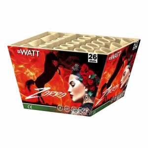 LESLI Fächerbatterie Zorro 26 Schuss Kat.F2