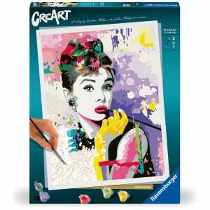 Ravensburger Malen nach Zahlen Set Creart Audrey Hepburn