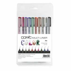 Copic Skizzen- und Zeichenstift Multiliner Color Etui 0,3mm 10 Stück
