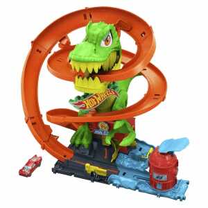 Hot Wheels City T Rex Schlacht