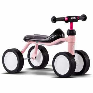 PUKYLINO Rutschfahrzeug mit Lenkerpolster retro rose