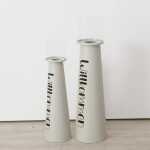 BOLTZE Windlicht Willkommen 2 Teile