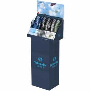 Schneider Universaldisplay Slider Rave 90 Stück mit Sockel