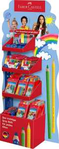 FABER-CASTELL Aktionsdisplay Grippy Jumbo Colour Grip 127 Teile