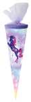 Nestler Schultüte Tüllv. 50 cm rund Galaxy Unicorn