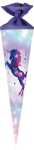 Nestler Schultüte Filzv. 70 cm rund Galaxy Unicorn