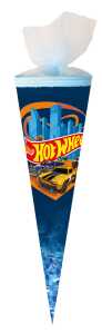 Nestler Schultüte Tüllv. 50 cm rund HotWheels Speed Mattel
