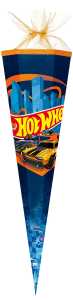 Nestler Schultüte Tüllv. 85 cm 6-eck HotWheels Speed Mattel