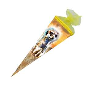 Nestler Schultüte Tüllv. 35 cm rund Erdmännchen