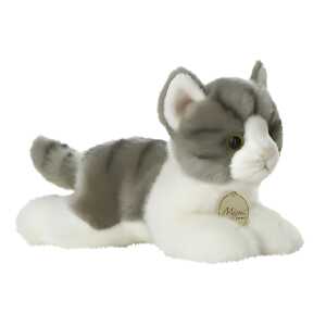 Miyoni Grey Tabby Cat 20 cm 5034566108134