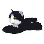 Mini Flopsies Maynard Black White Cat 20 cm