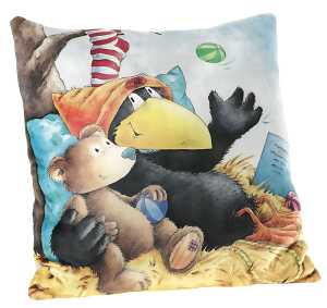 DER KLEINE RABE SOCKE Kissen Größe 30 cm