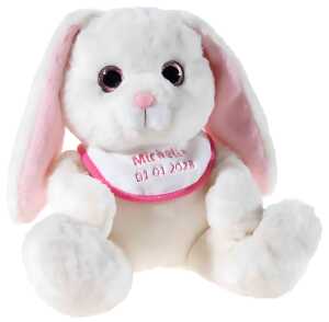 Heunec HASE Milchschnute creme mit Lätzchen Größe 25 cm