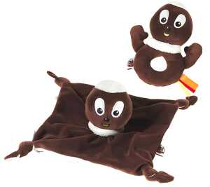 SANDMANN SET Pittiplatsch Schnuffeltuch/Greifling Größe 28 cm