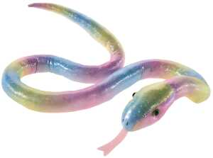 SCHLANGE "Glam Style" regenbogen Größe 90 cm